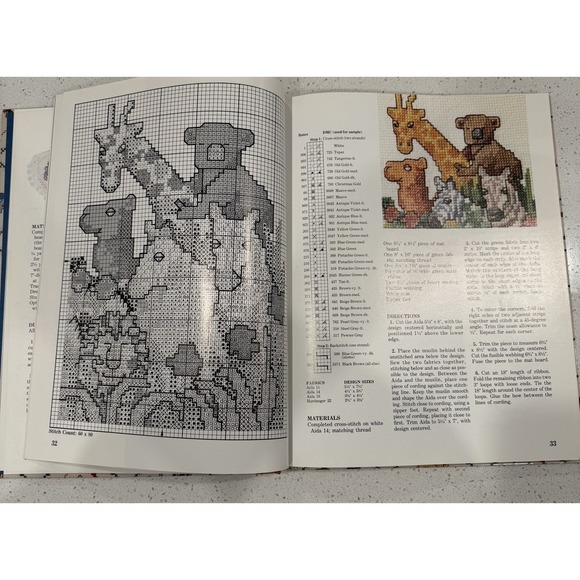 Holidays in Cross Stitch Patterns Book Crafting Cottagecore Grandmacore Vintage - Picture 5 of 7